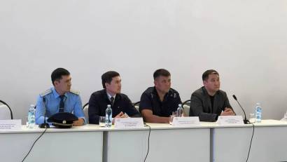 ҚҰҚЫҚ БҰЗУШЫЛЫҚТЫҢ АЛДЫН АЛУ ЖҰМЫСТАРЫН ЖҮРГІЗУ БОЙЫНША ЖҰМЫС ТОБЫМЕН КЕЗДЕСУ